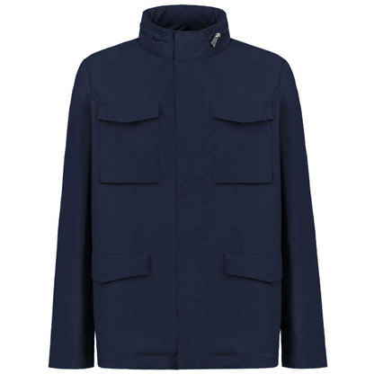 People Of Shibuya Blue Cotton Men's Jacket