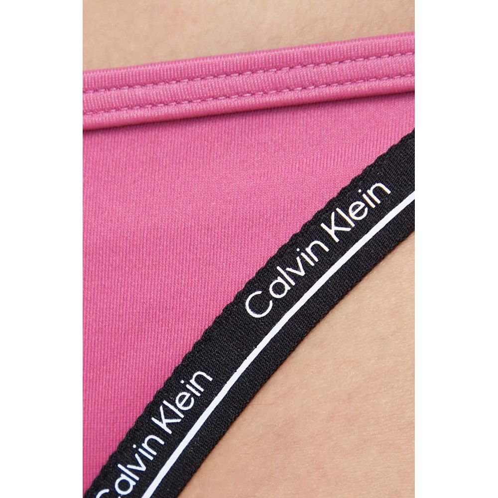 Calvin Klein Jeans Pink Polyester Swim Briefs