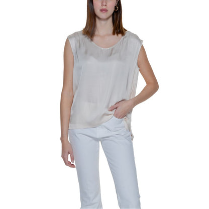 Street One Beige Viscose Blouse