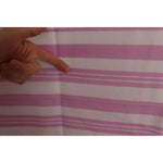 Dolce & Gabbana Pink White Striped Cannes Wrap Shawl Scarf MS6119