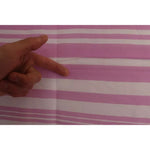 Dolce & Gabbana Pink White Striped Cannes Wrap Shawl Scarf MS6119