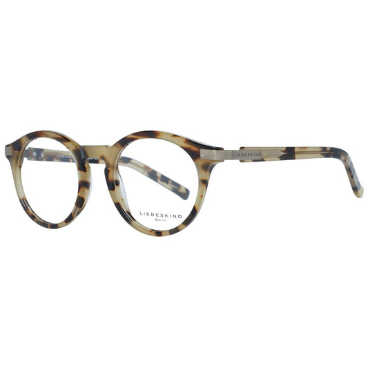 Liebeskind Brown Plastic Frames with clip-on, unisex 110190027749, PLASTIC material, stylish tortoise pattern, lens size 46/22/137 mm