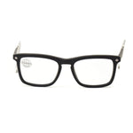 Vuarnet Black Acetate Frames - Men's glasses with flexible temples, style VL15120001, black acetate, lens/bridge/temple: 52/18/110mm.