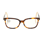 Vuarnet Brown Acetate Frames for women with flexible pin-optique design, lens size 50mm, bridge 14mm, temple 110mm.