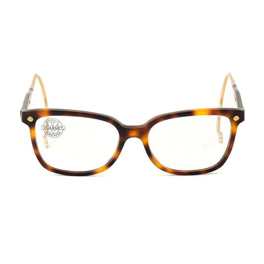 Vuarnet Brown Acetate Frames for women with flexible pin-optique design, lens size 50mm, bridge 14mm, temple 110mm.