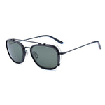 Vuarnet Black Stainless Steel Frames with clip-on, model VL18040001, featuring black lenses and temples, measures 53/17/145 mm.