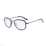 Vuarnet Black Stainless Steel Frames - Eyewear with clip-on, 53/17/145mm dimensions, black color, stainless steel material.