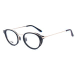 Vuarnet Black Stainless Steel Frames with clip-on, unisex design, 54/17/145 mm dimensions, black color, stainless steel material.