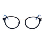 Vuarnet Black Stainless Steel Frames with clip-on sunglasses, unisex design, lens size 54mm, bridge 17mm, temples 145mm.