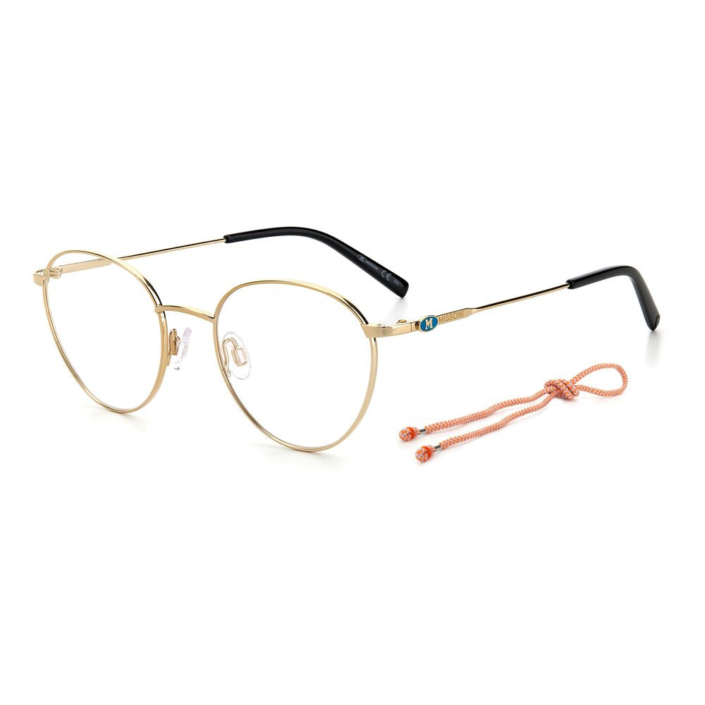 M Missoni Gold Metal Glasses (Frames)