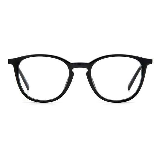 M Missoni Black Acetate Frames for Women, 47/18/145 mm dimensions, stylish black eyewear made of acetate material.