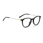 M Missoni Black Acetate Frames, model MMI0066807E71 with 47/18/145 mm measurements, elegant black glasses for women.