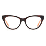 M Missoni Brown Acetate Frames with cat-eye design, style MMI0097086F31, elegant eyewear for women, lens size 53/17/140 mm.