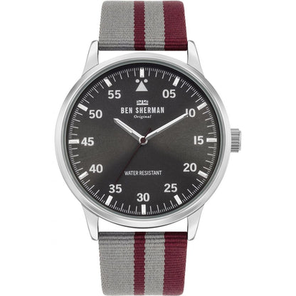 Ben Sherman Gray Fabric Dress Watch