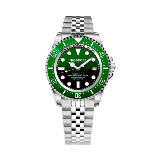 Bobroff Silver Stainless Steel Watch