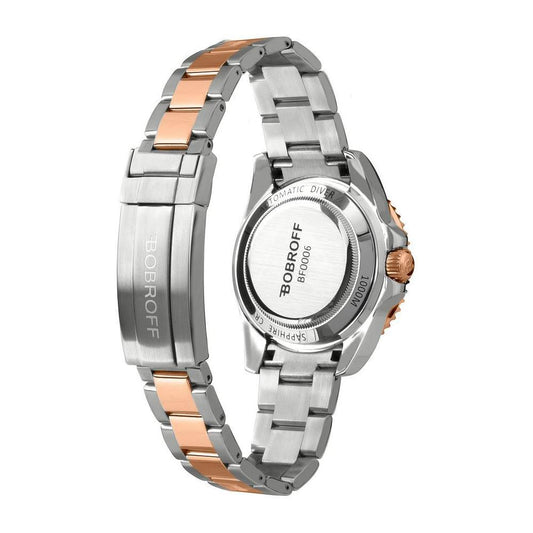 Bobroff Silver Stainless Steel Watch