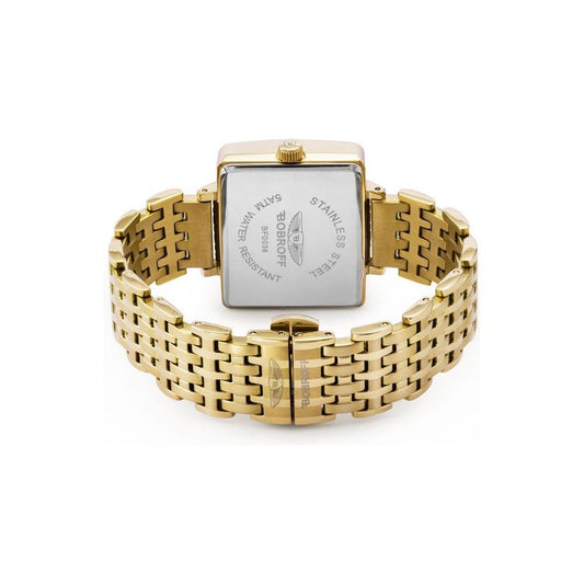 Bobroff Gold Stainless Steel Watch