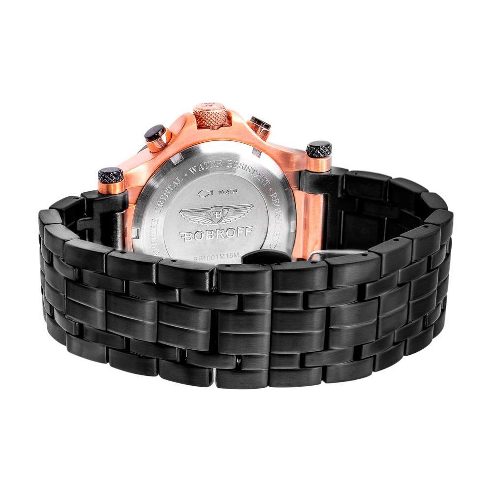 Bobroff Black Stainless Steel Watch