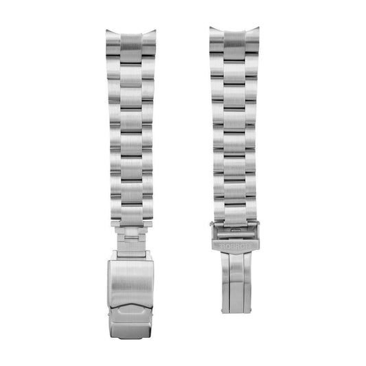Bobroff Silver Stainless Steel Watch