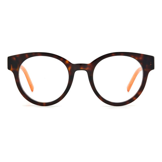 M Missoni Brown Acetate Frames with 48/21/140 mm dimensions for women.