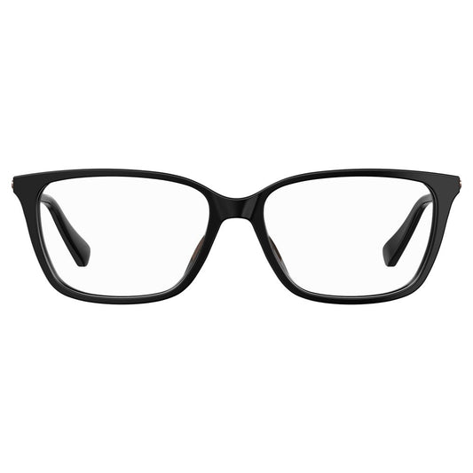 Love Moschino Black Acetate Frames for women, MOL550-807, dimensions 52/15/140 mm.