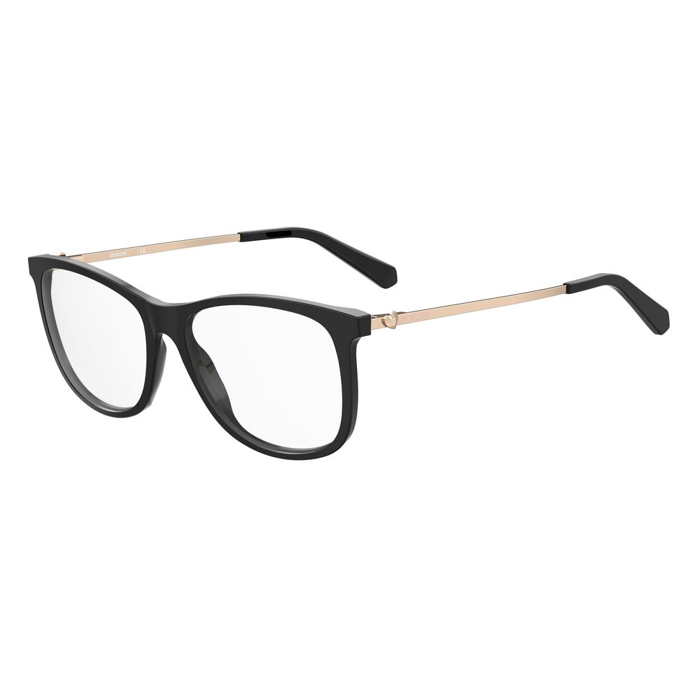 Love Moschino Black Acetate Frames - Women's Glasses MOL589-807, 55/15/140mm, Black Acetate Material