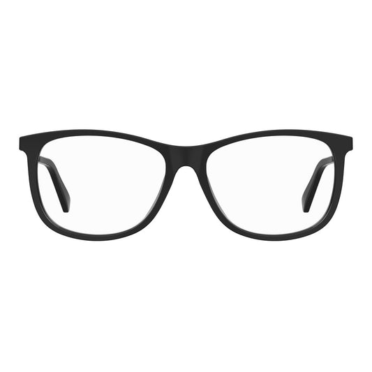 Love Moschino Black Acetate Frames for women in acetate material with dimensions 55/15/140 mm.