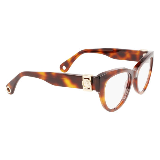 Lanvin Brown Acetate Frames - Women's glasses model LNV2626-214, tortoise shell acetate, size 52-17-140mm.