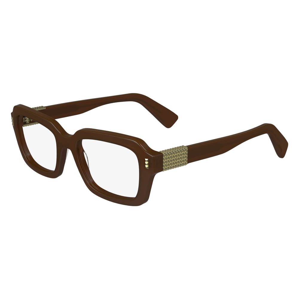 Lanvin Brown Acetate Frames - Women's Glasses Model LNV2653-235 with Gold Detail, Size 50/18/145 mm