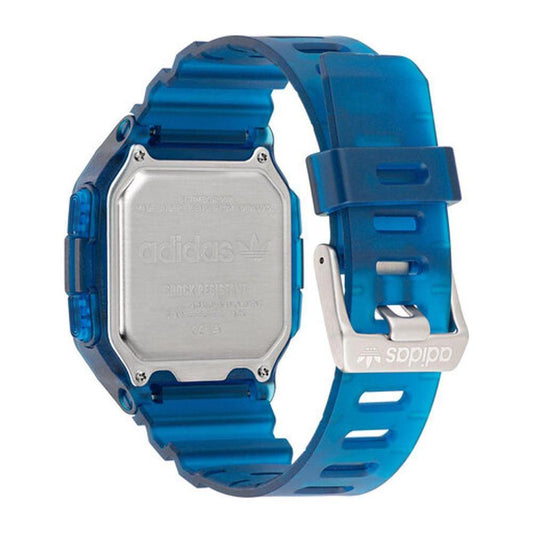 Adidas Blue Resin Watch