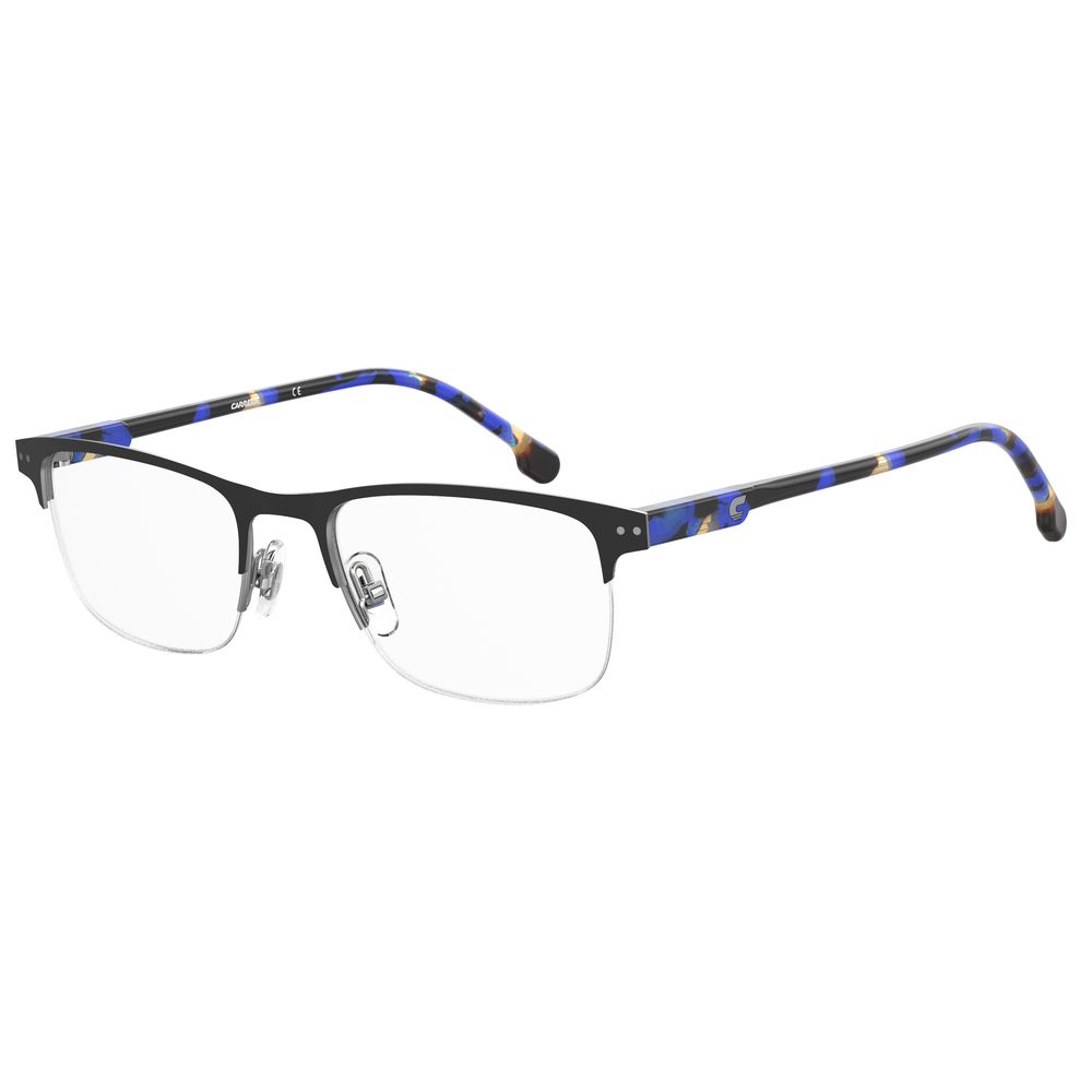Carrera Black Metal Frames unisex glasses with metal material, measurements 50/18/135mm, in matte black color.