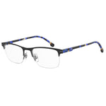 Carrera Black Metal Frames unisex glasses with metal material, measurements 50/18/135mm, in matte black color.