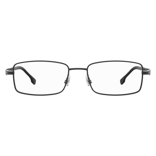 Carrera Black Metal Frames for men, model CARRERA885500, featuring rectangular design with 56/18/145mm dimensions.