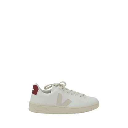 Veja White Calf Leather Bos Taurus Low Top Sneakers