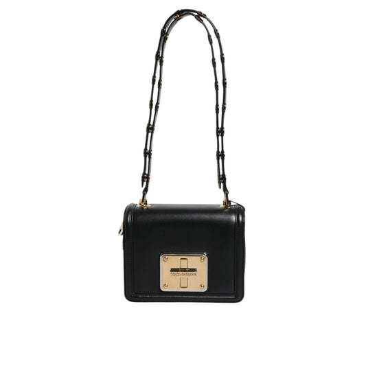 Dolce & Gabbana Black Joy Therapy Lola Studded Leather Crossbody Bag