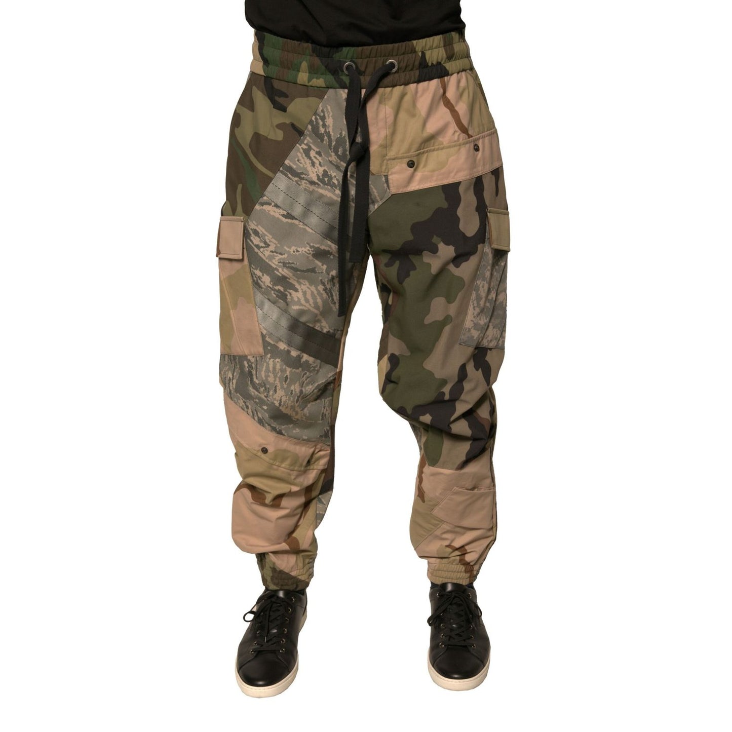 Dolce & Gabbana Multicolor Camouflage Jogger Sweatpants Pants