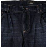 Dolce & Gabbana Dark Blue Cotton Skinny Denim Jeans