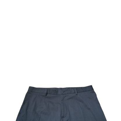 Dolce & Gabbana Blue Cotton Men Skinny Dress Pants