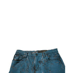 Dolce & Gabbana Blue Logo Cotton Stretch Skinny Denim Jeans