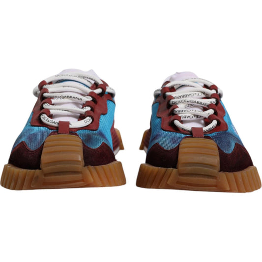 Dolce & Gabbana Multicolor Leather NS1 Low Top Sneakers Shoes