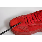 Dolce & Gabbana Red Leather Daymaster Low Top Sneakers Shoes MV6870-39