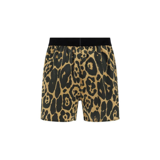 Tom Ford Leopard stretch Shorts