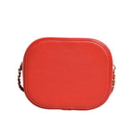 Chanel Orange Coco Mark Vanity Chain Shoulder Hand Purse CHA52