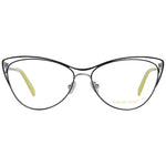 Emilio Pucci Black Women Glasses Frame, metal full-rim, lenses width 56mm, height 42mm, bridge 14mm, frame 135mm, temples 140mm.