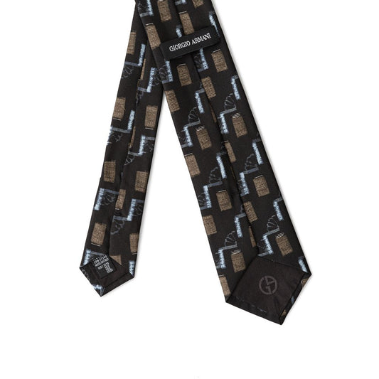 Giorgio Armani Giorgio Armani Black Silk Ties & Bowty GIAR-7885676-ONE SIZE 1728,67397976224,Accessories,Black,Giorgio Armani,Men,Men - Accessories,New with tags,One Size,Ties & Bowties - Men - Accessories