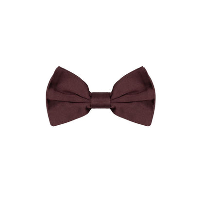 Dolce & Gabbana Burgundy Silk Bowty