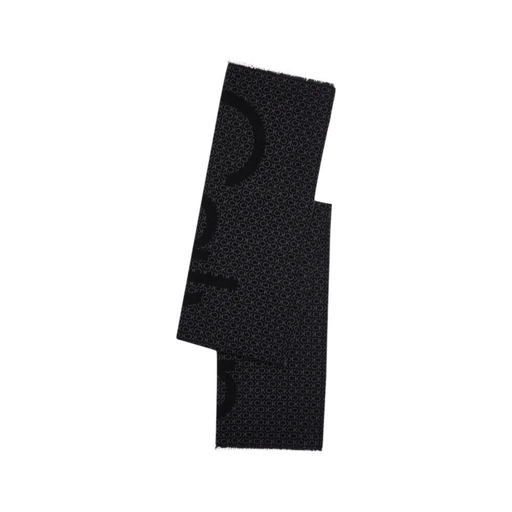 Calvin Klein Black Marabou Scarf CA-16494202907-ONE SIZE