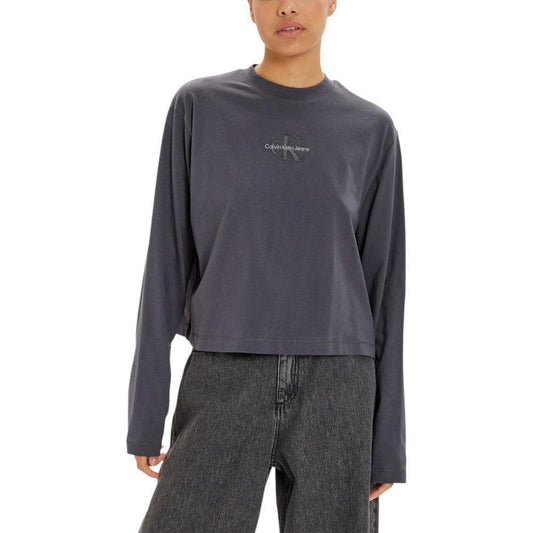 Calvin Klein Jeans Calvin Klein Jeans Gray Cotton Tops & T-Shirt CA-16504100138-IT38|XS 1728,71956299936,Calvin Klein Jeans,Clothing,Gray,IT38|XS,IT40|S,IT42|M,New with tags,Tops & T-Shirts - Women - Clothing,Women,Women - Clothing,XL