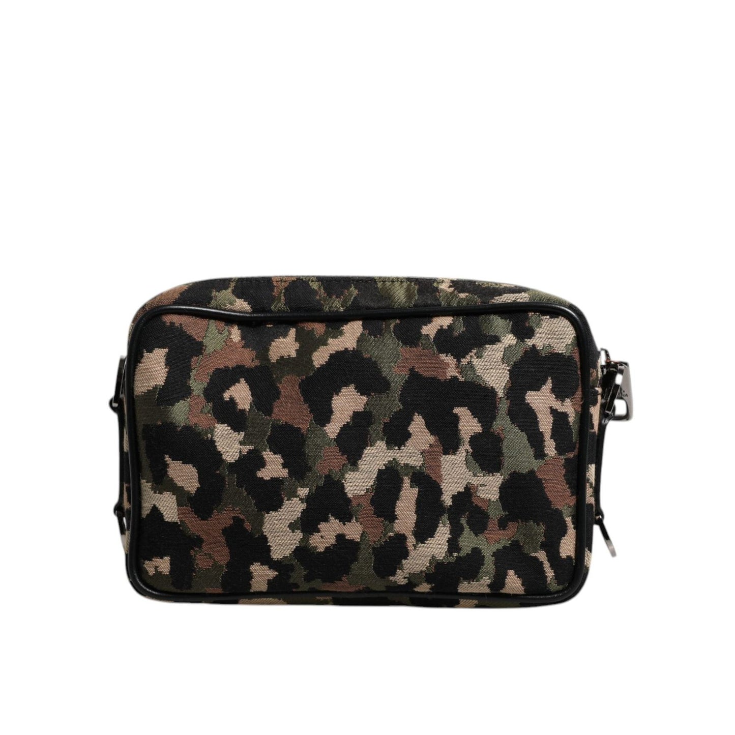 Dolce & Gabbana Multicolor Leopard Jacquard DG Logo Crossbody Bag c