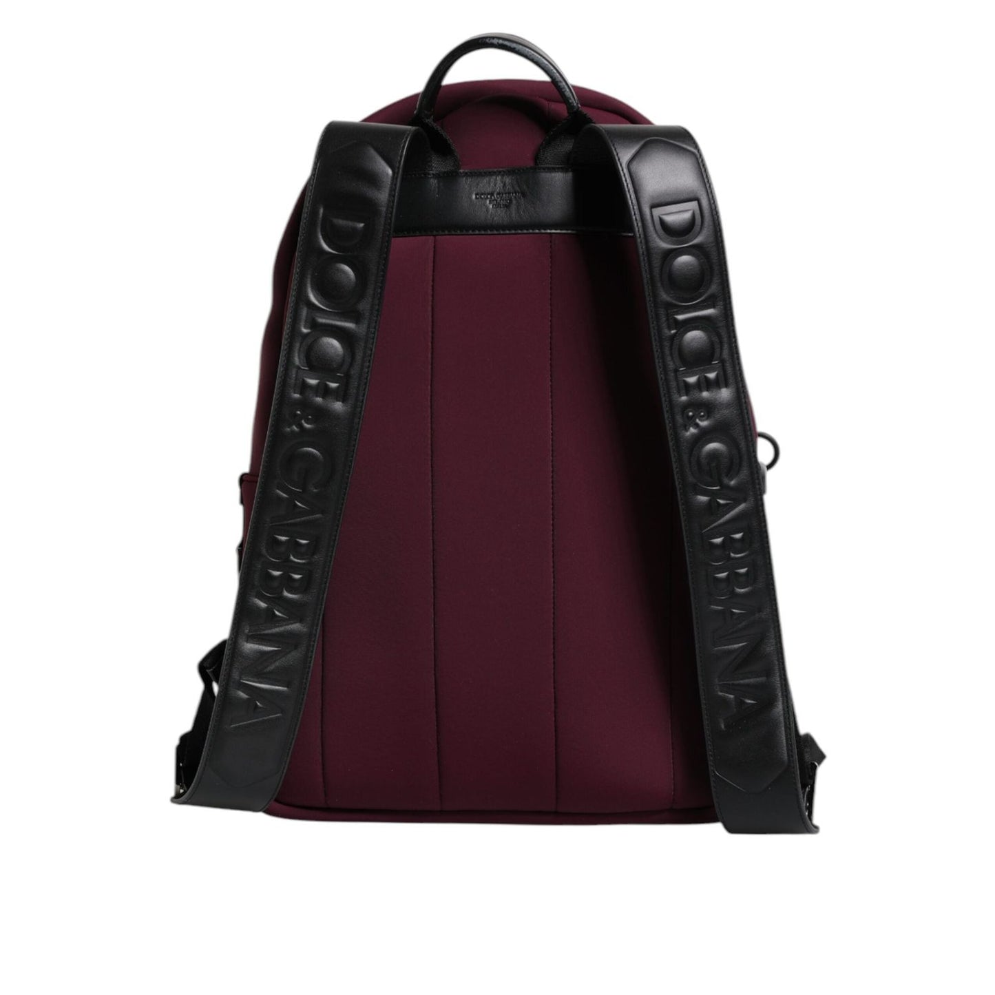 Dolce & Gabbana Burgundy Montreale Tecnico Textile Men Backpack Bag BAG1628